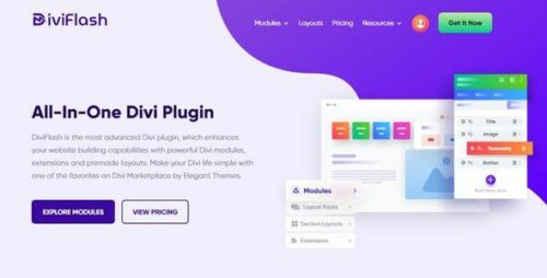 DiviFlash All Divi Modules In One Divi Plugins GPL v1.4.1